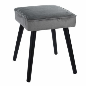 Taboret tapicerowany Velvet szary