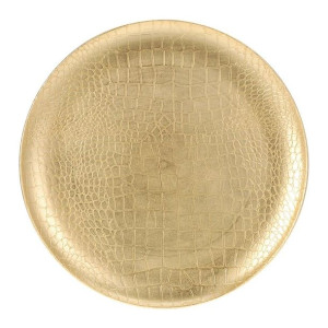 Dekoracyjny talerz złoty 33 cm
