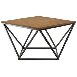 Stolik kawowy OakLoft 60cm cz. ciem. dąb