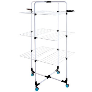 Suszarka do ubrań na kółkach 132 cm