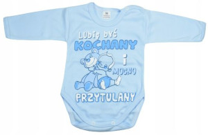 Body niemowlęce Lubię Być Kochany 62 Bawełna 100%