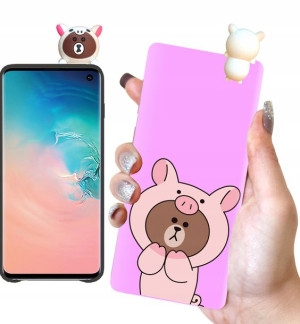 Etui case 3d lalka MISIO PIG do Samsung Galaxy A34