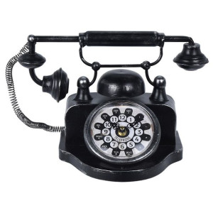 Zegar stojący w stylu vintage Telefon