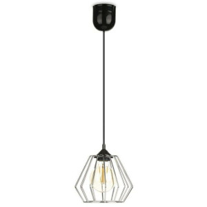 Lampa wisząca WarsawLoft 13 cm srebrna