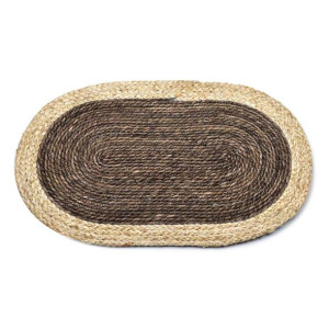 Dywan jutowy Bali Ellipse Brown 80x50 cm