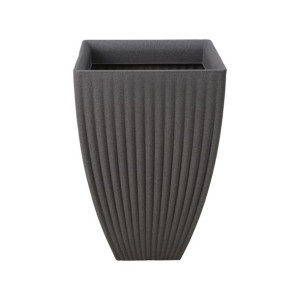 Donica Lotus wysoka szara 60 cm