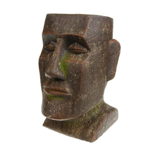 Donica osłonka Głowa Moai 42 cm