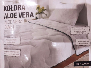 Kołdra Aloe Vera Duvet Smukee 200x160cm całoroczna