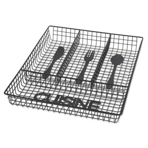 Organizer na sztućce Cuisine czarny Loft