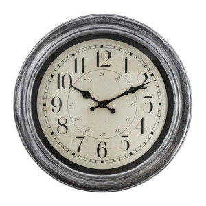 Zegar ścienny Nelson Silver 40 cm