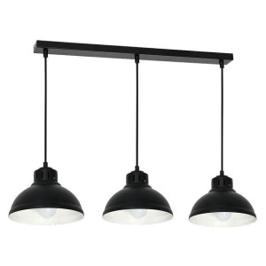 Żyrandol lampa industrialna Sven czarna