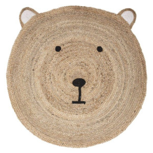 Jutowy dywan dla dzieci Bear 100 cm