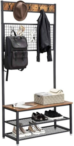 Garderoba na ubrania i półka LOFT duża 187 cm