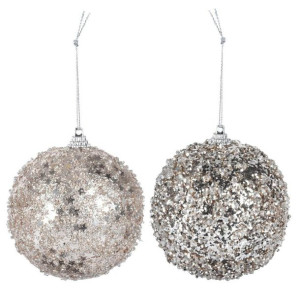 Bombki choinkowe Glamour 12 szt