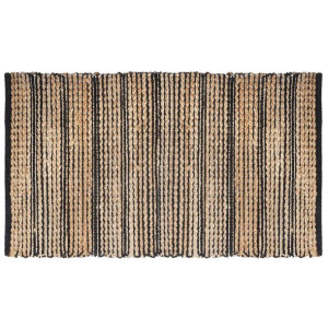 Dywan jutowy Chenil Black 70x140 cm