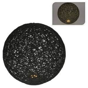 Lampka ozdobna Kula Led czarna 20 cm