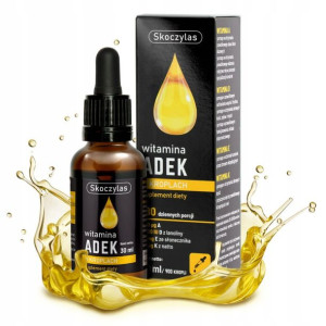 Skoczylas ADEK 30ml Witamina A D3 E K2 MK-7 krople