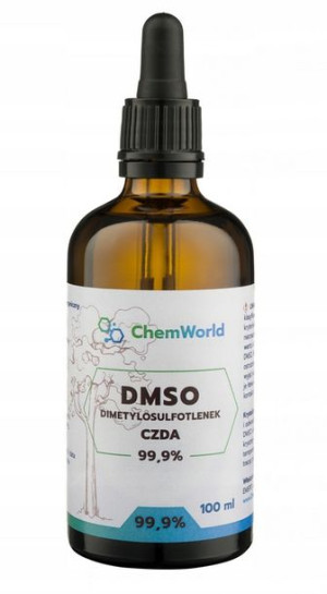 DMSO Dimetylosulfotlenek CZDA 100 ml ChemWorld