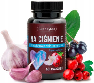 Skoczylas NA CIŚNIENIE Aronia Potas CZOSNEK GŁÓG