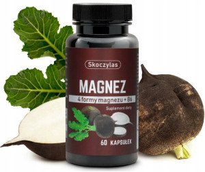 Skoczylas MAGNEZ 4 FORMY Czarna Rzepa B6 Witamina