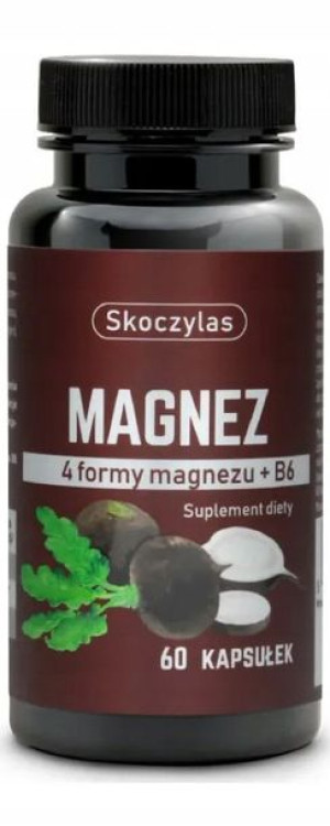 Skoczylas Magnez 4 Formy- 60 Kaps.
