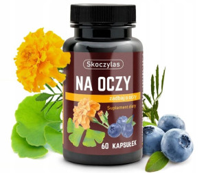 Skoczylas NA OCZY Ginkgo Biloba BORÓWKA LUTEINA