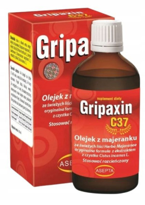 ASEPTA Gripaxin Olejek z Majeranku Grypa Odporność