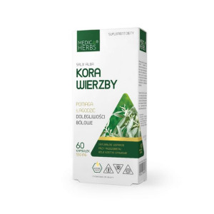 Medica Herbs Kora Wierzby Naturalna Aspiryna 60kap