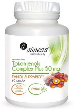 Aliness WITAMINA E Evnol TOKOTRIENOLE I TOKOFEROLE