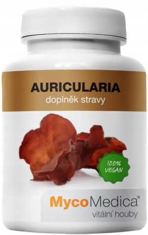 MycoMedica AURICULARIA 90kaps Uszak Bzowy ZAKRZEPY