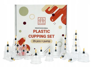 Bańki Bezogniowe Plastikowe Zestaw 26szt + POMPKA