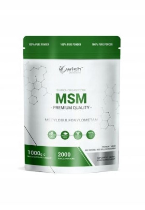 WISH MSM Siarka Organiczna W Proszku 1kg na Stawy