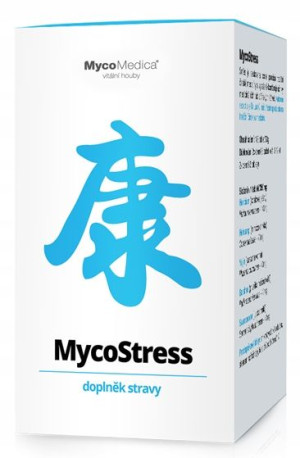 MycoMedica MycoStress Hericium Zioła Stres 180tabl