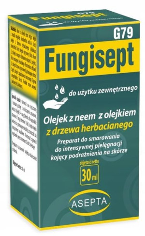 ASEPTA Fungisept G79 30ml Olejek z Neem Herbaciany