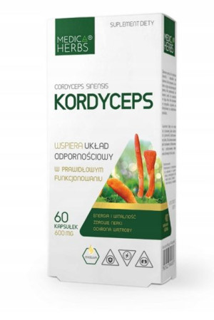 Medica Herbs Kordyceps Cordyceps 60kaps 600mg