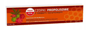 Naturalne czopki propolisowe z olejem rycynowym 12