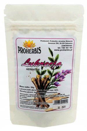 Proherbis Lukrecja Korzeń Lukrecji Cięty 50g