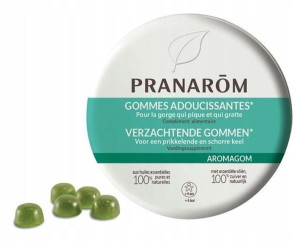 Pranarom Aromaforce 45g Gumy na Gardło Łagodzące