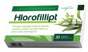 Chlorofillipt Tabletki do ssania Antybiotyk 20tabl