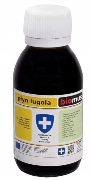 Biomus Płyn Lugola 5 % czysty roztwór Jod 100 ml