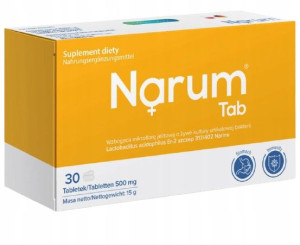 Narum Narine Tabletki 500mg Probiotyk 30 tabletek