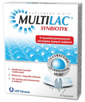 MULTILAC Synbiotyk - 10 kapsułek
