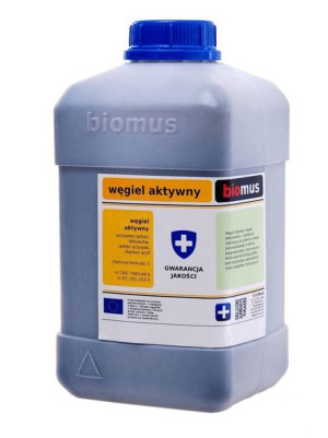 WĘGIEL AKTYWNY drobny pylisty PYL 22 BIOMUS 250g
