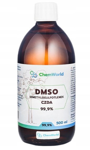 DMSO Dimetylosulfotlenek CZDA 500 ml ChemWorld