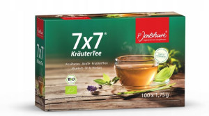 Jentschura 7x7 Herbata Ziołowa 100sasz Zasadowa