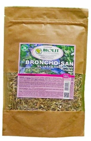 Biolit BRONCHO-SAN 100g Zioła na Układ Oddechowy