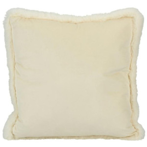 Poduszka Velvet biała 45x45 cm