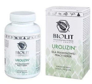 Biolit UROLIZIN Nerki Układ Moczowy KAMICA 120g