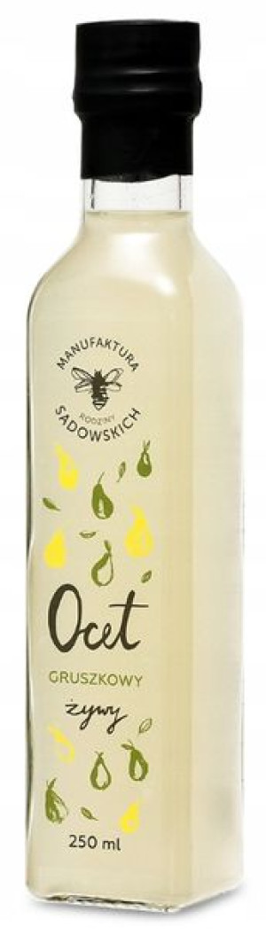 Pasieki Sadowskich Ocet Gruszkowy Żywy 250ml