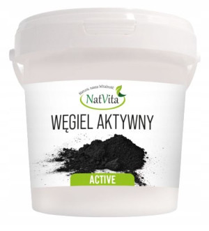 NatVita Węgiel Aktywny Proszek Pył Czysty 300g